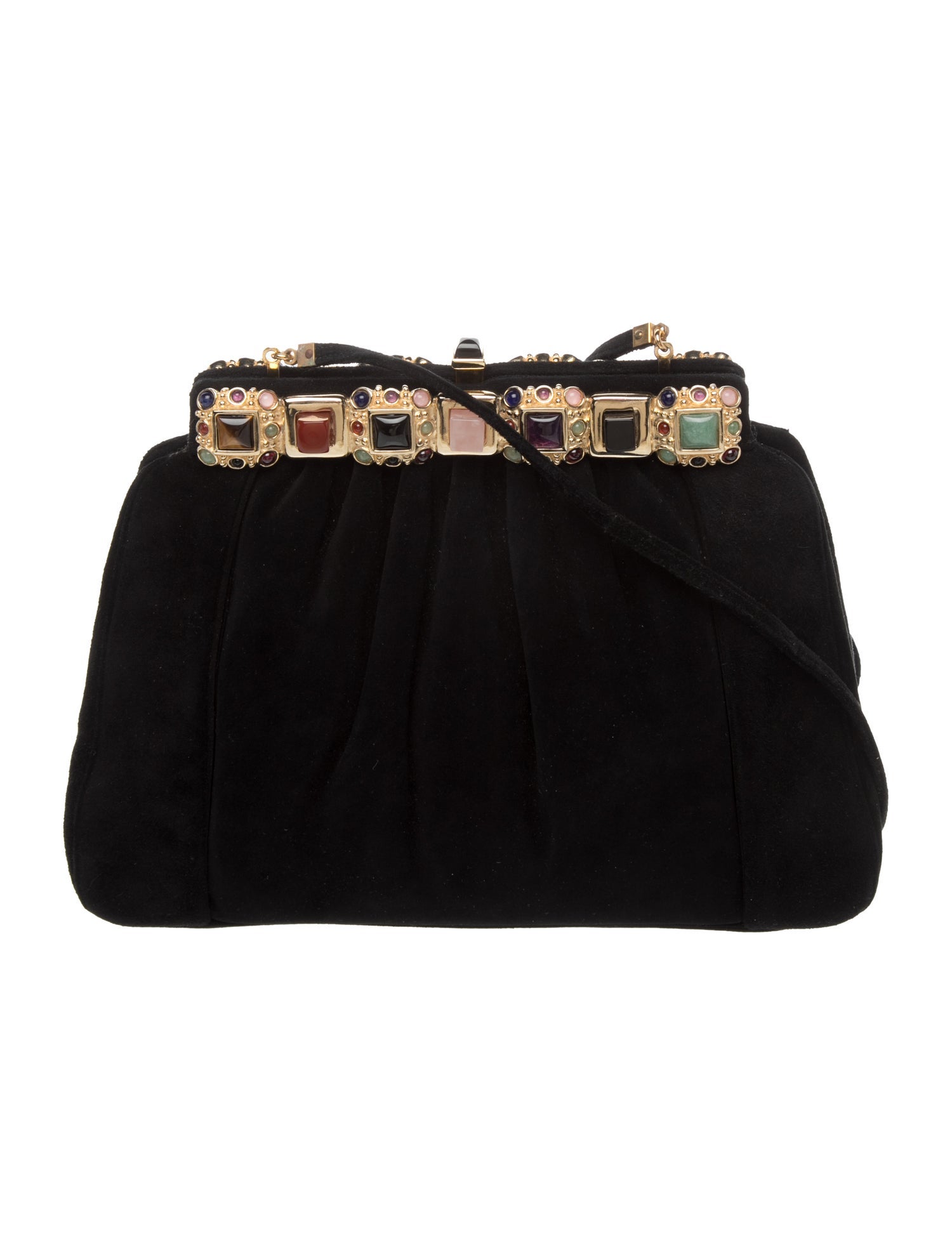 Judith Leiber Suede Shoulder Bag w/ Tags