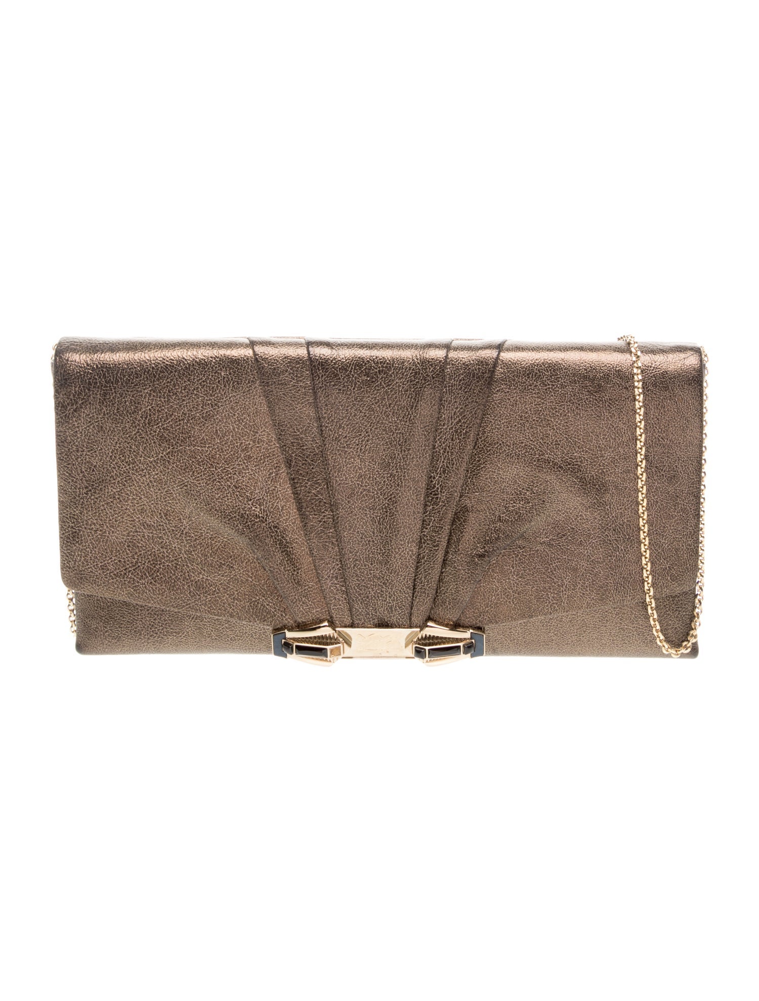 Judith Leiber Leather Clutch