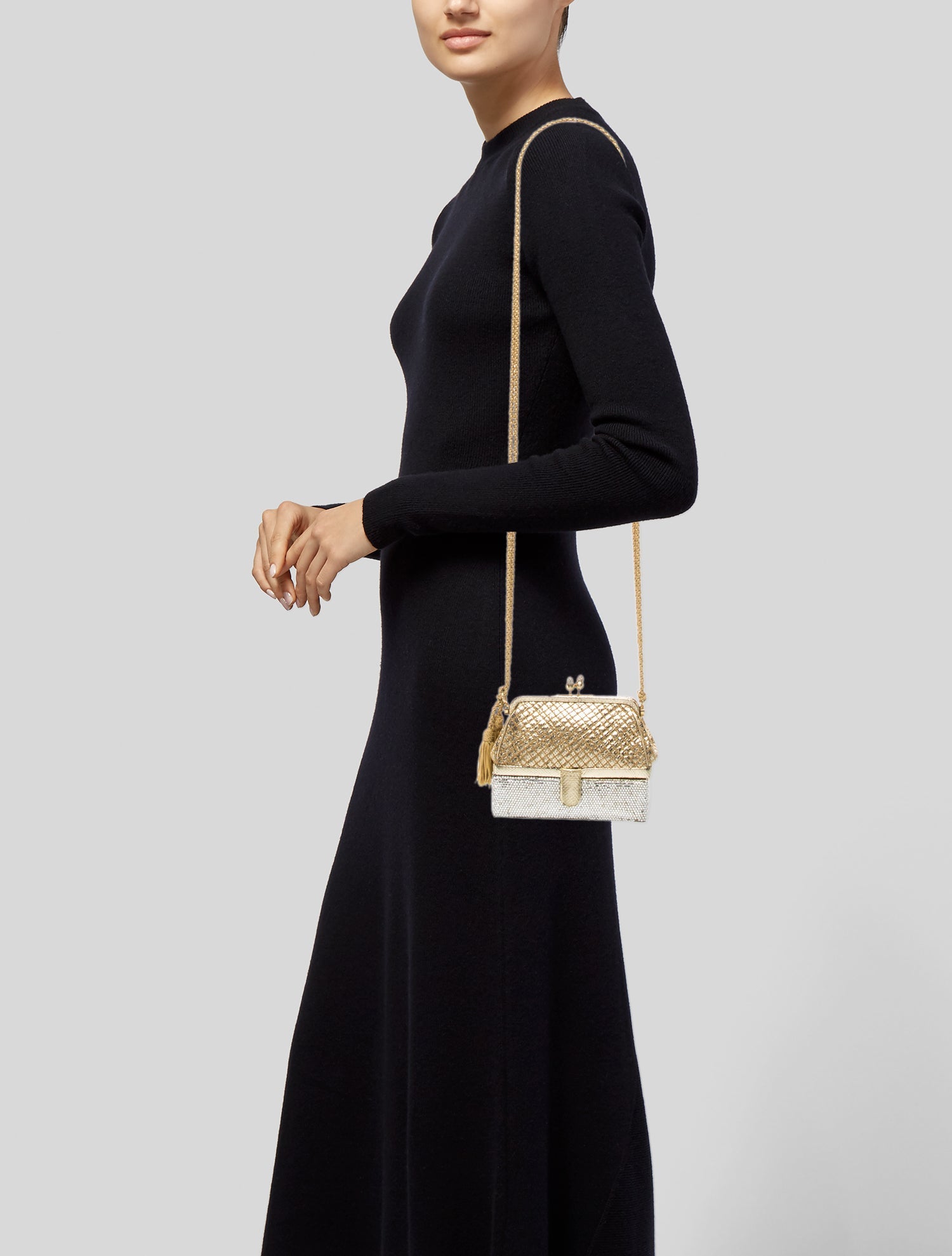 Judith Leiber Leather Evening Bag