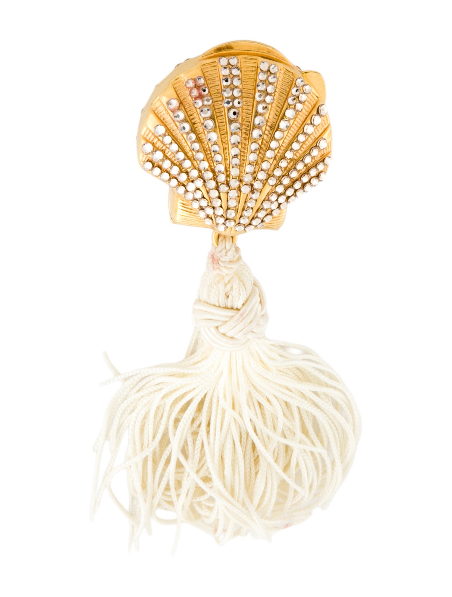Judith Leiber Seashell keychain