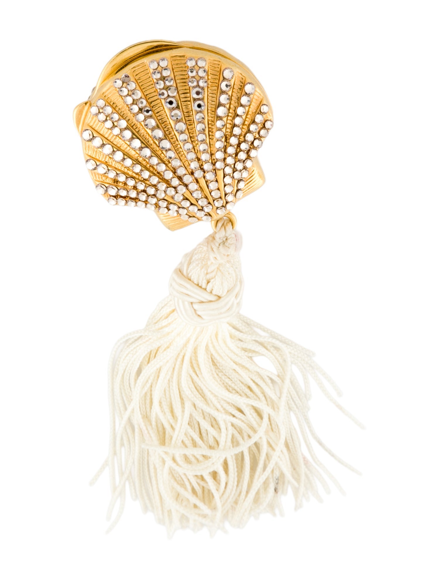 Judith Leiber Seashell keychain