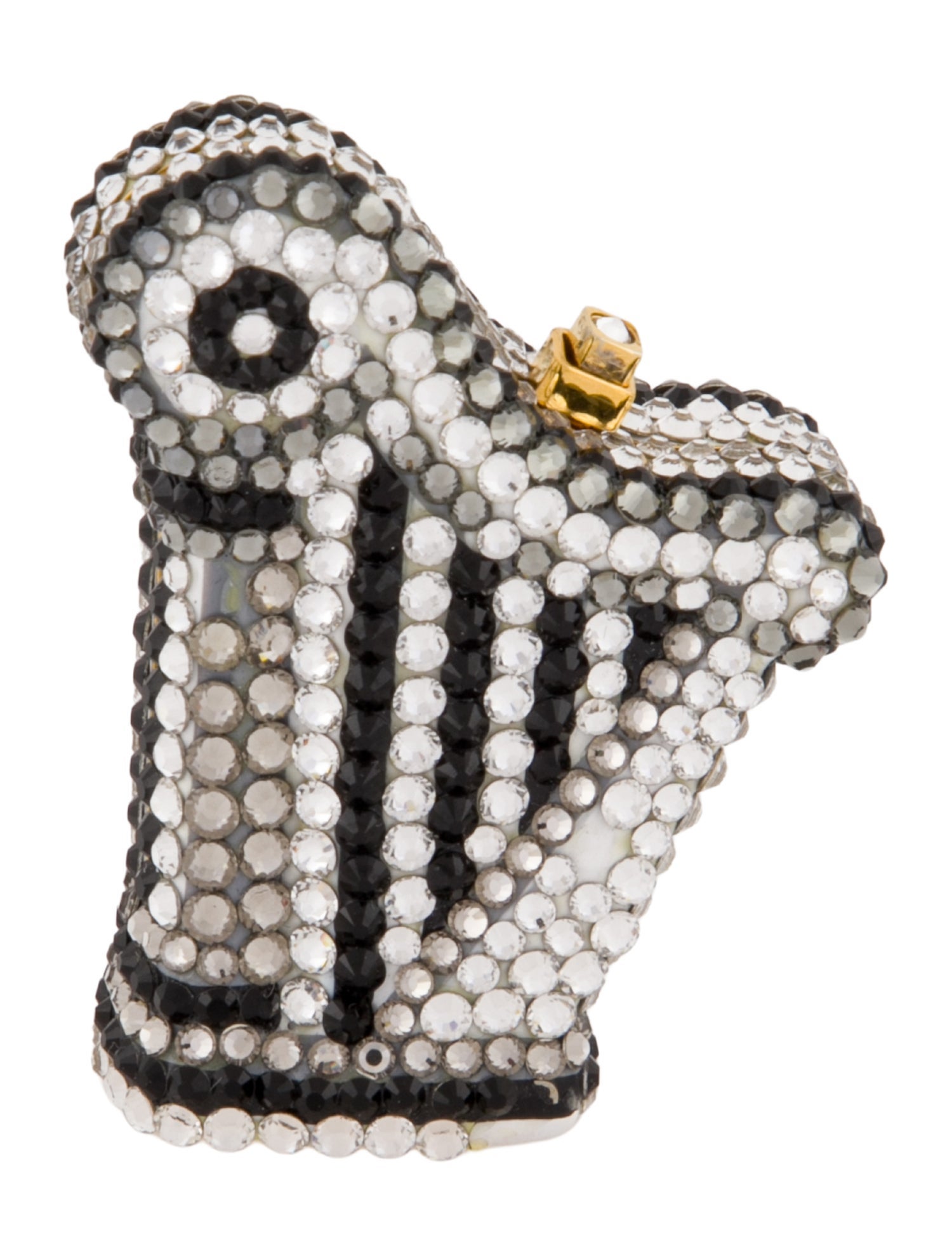 Judith Leiber Crystal Embellished Harp Pillbox