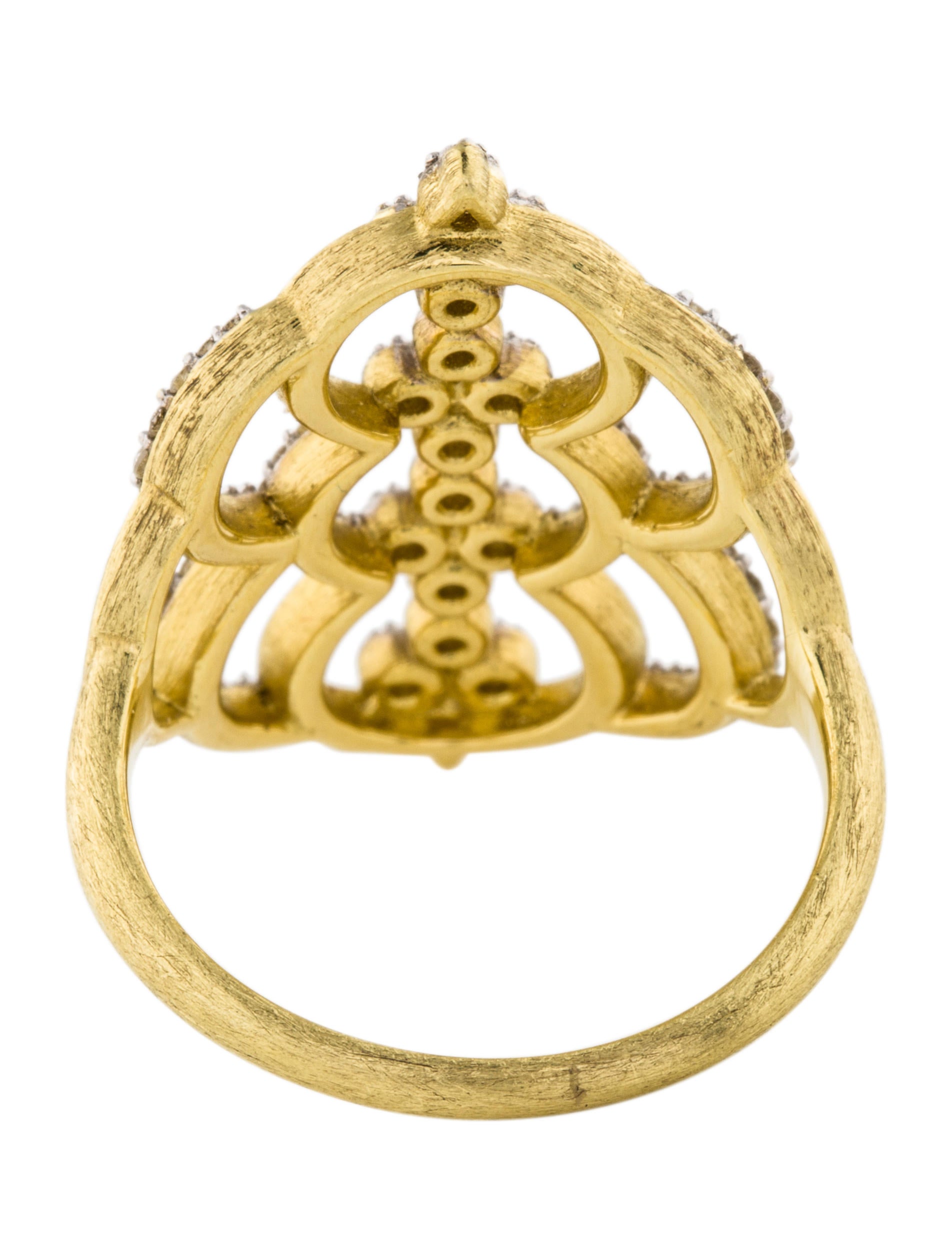 Jude Frances 18K Diamond Moroccan Ring - Rings - JUF20496 | The RealReal