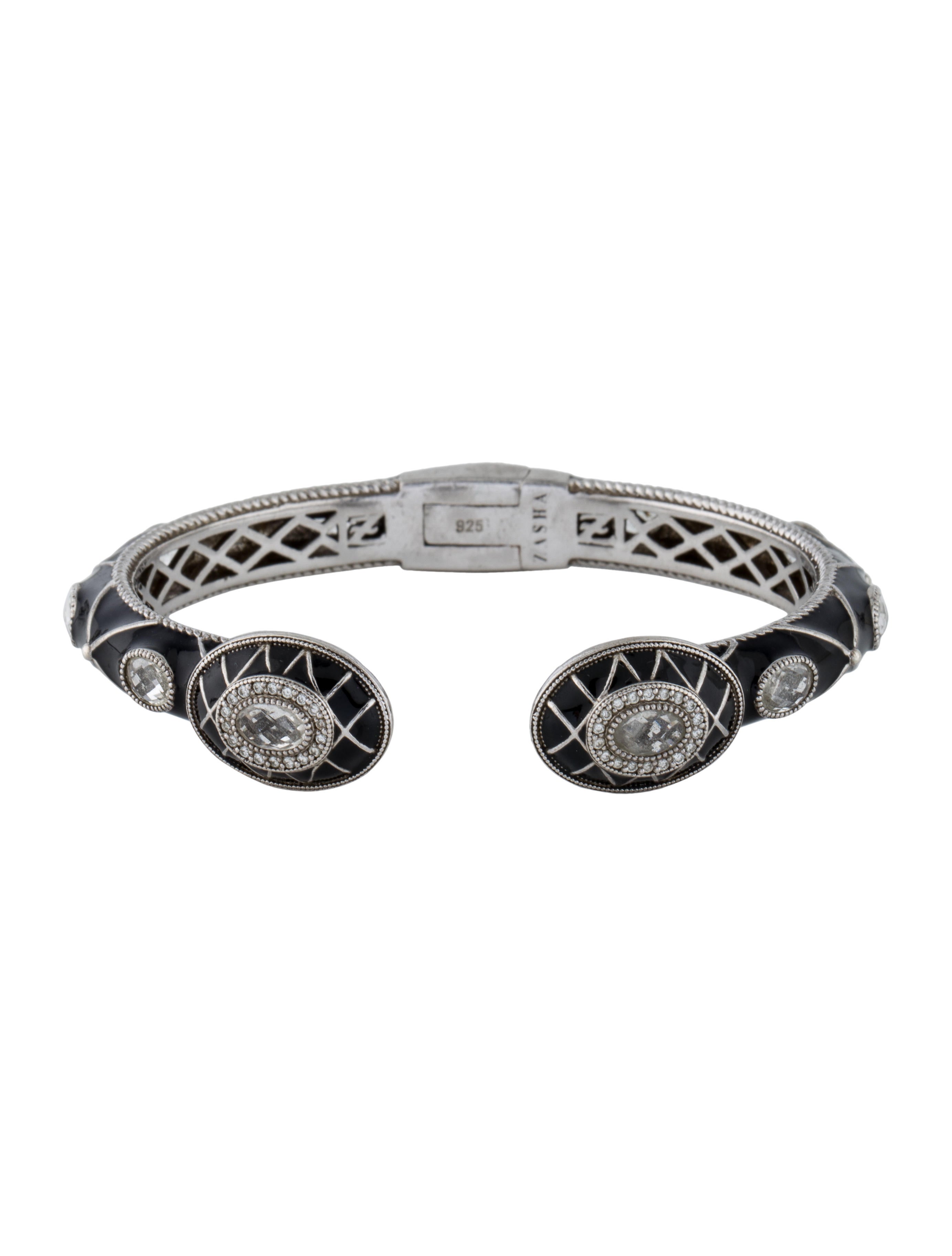 Jude Frances Topaz, Diamond & Enamel Zasha Cuff