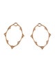 Jude Frances 18K Diamond Moroccan Frame Earring Enhancers