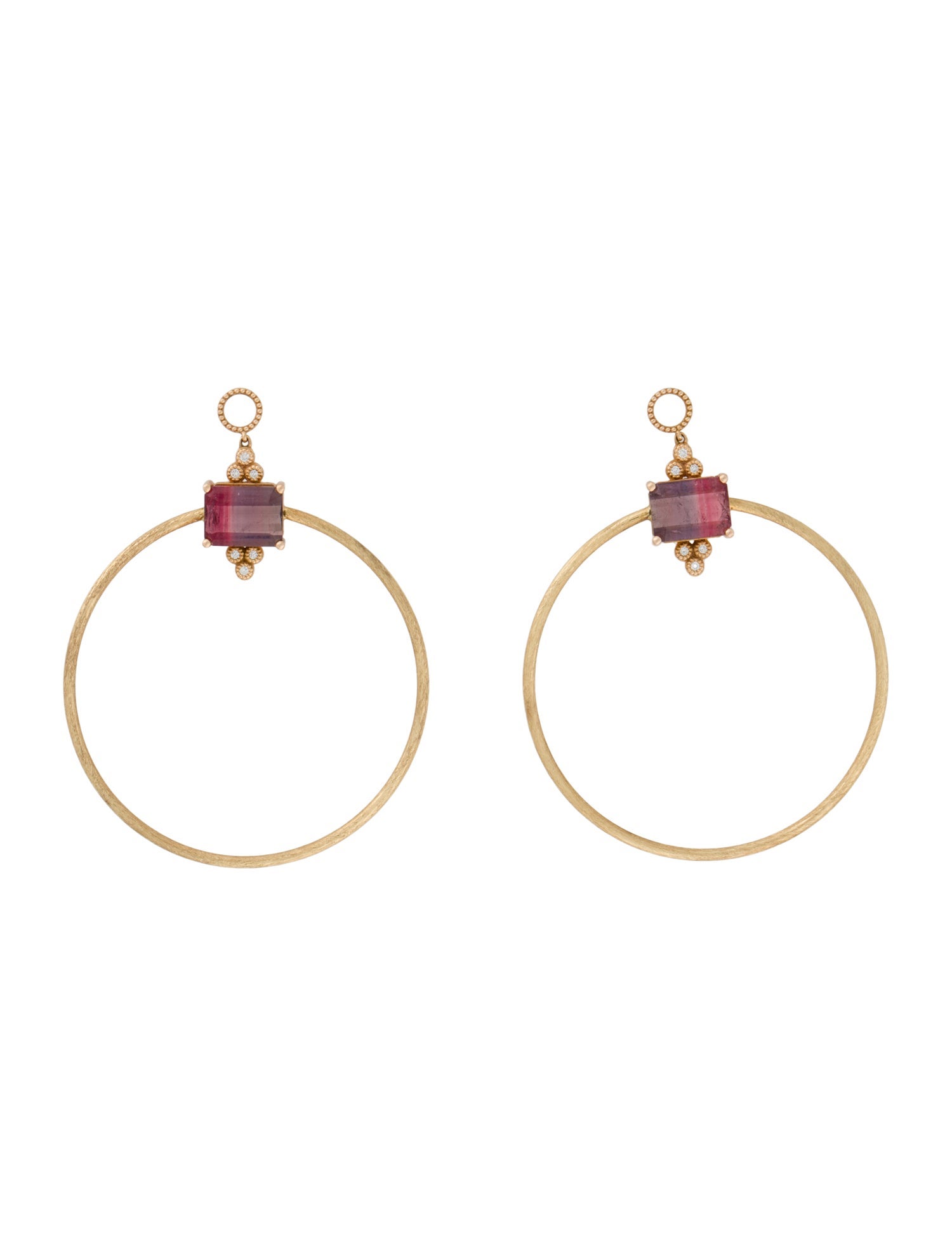 Jude Frances 18K Tourmaline & Diamond Earring Enhancers