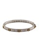 Jude Frances Diamond Two Tone Kite Bangle Bracelet