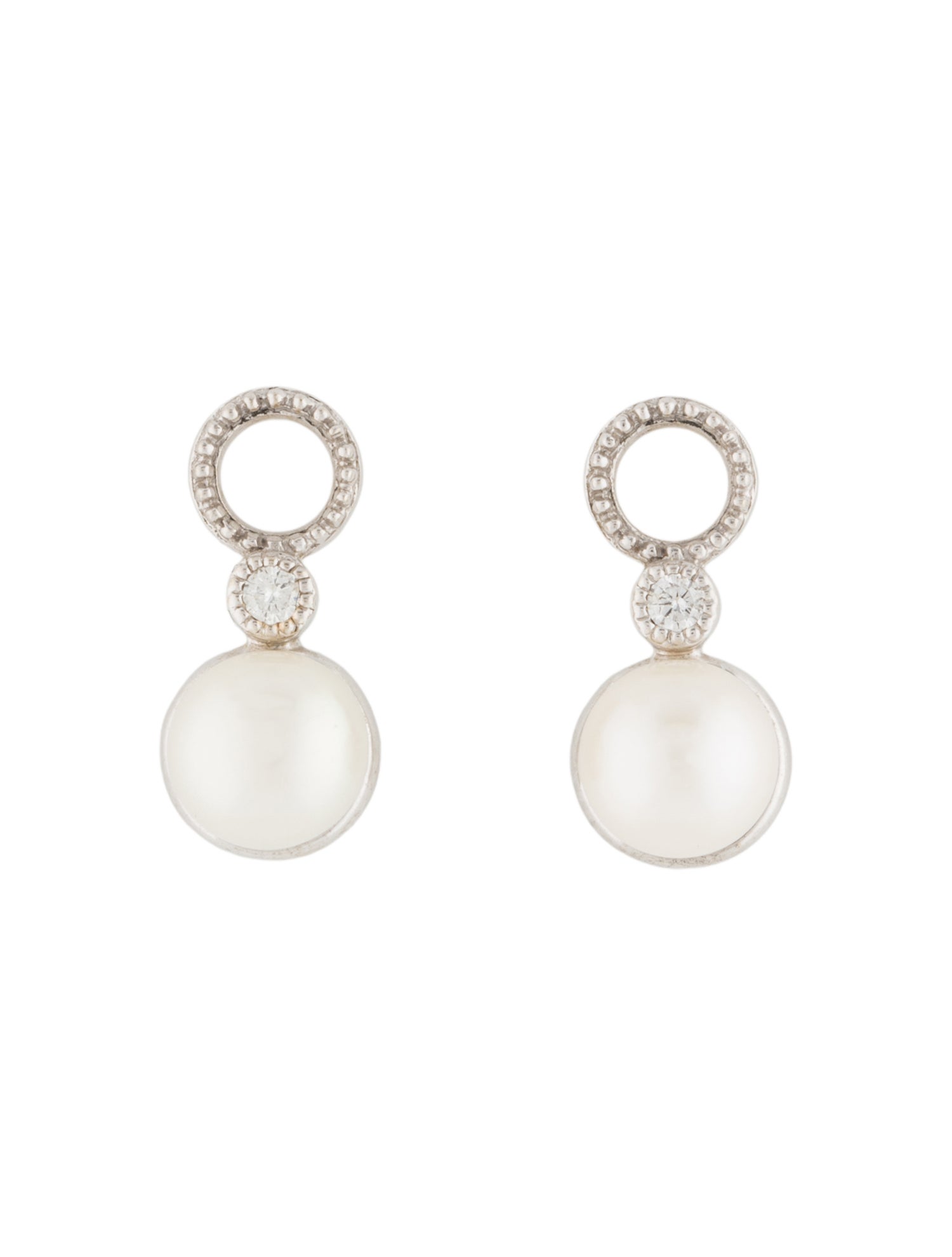 Jude Frances Zasha 14K Pearl & Diamond Earring Charms