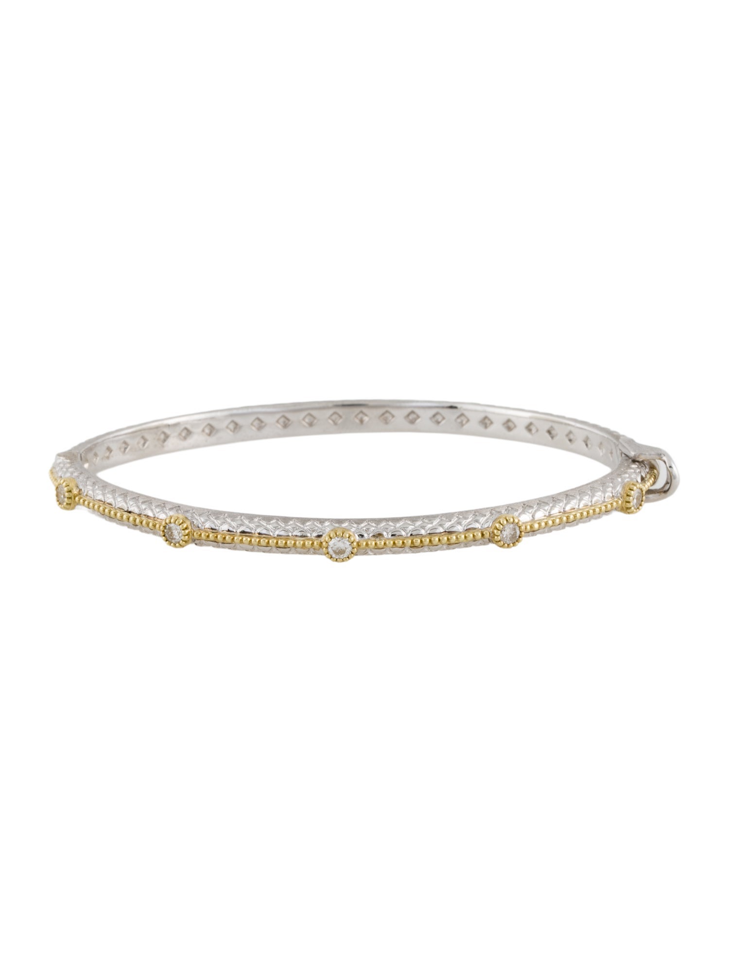 Jude Frances Diamond Hinged Bangle