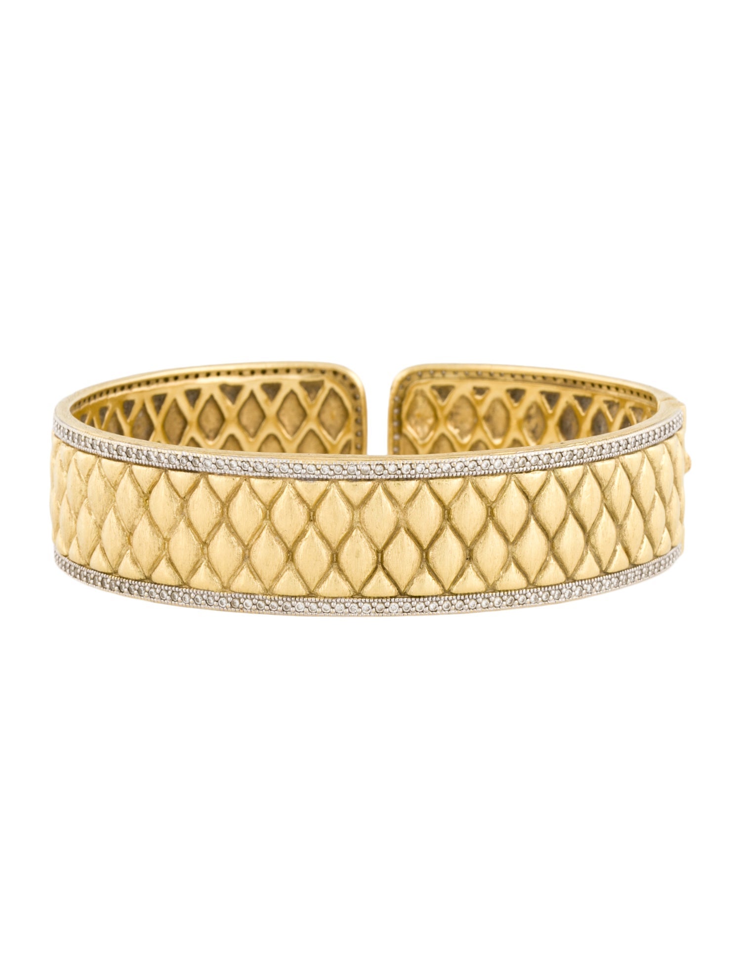 Jude Frances 18K Diamond Kick Cuff Bracelet