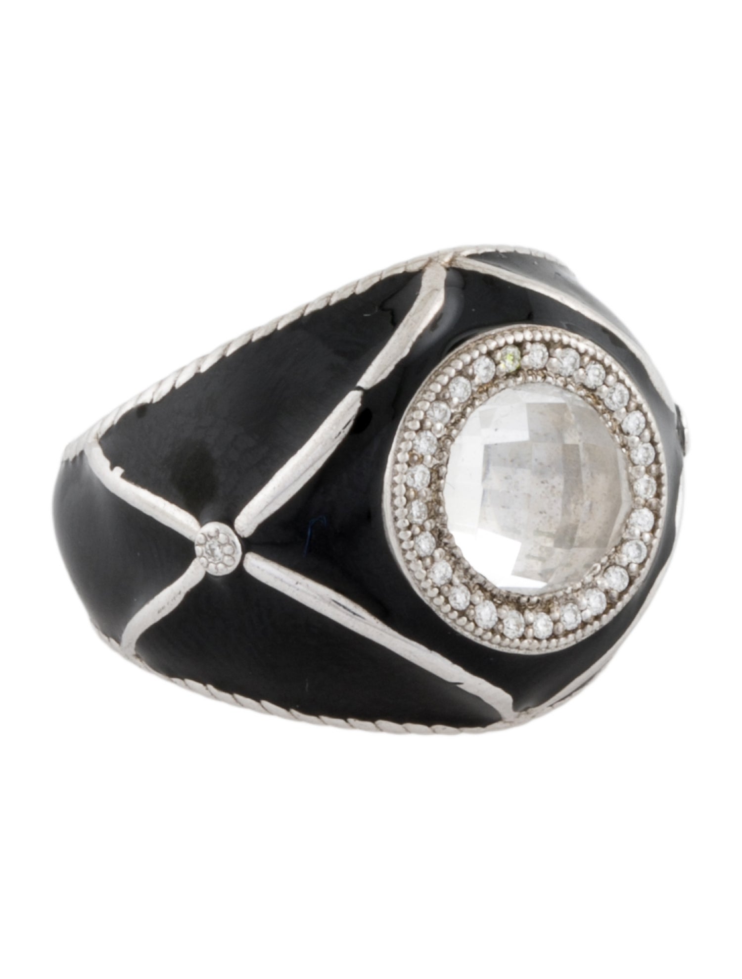 Jude Frances Topaz & Diamond Cocktail Ring