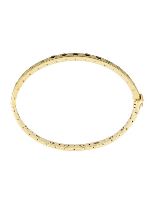 Jude Frances 18K Peridot, Tsavorite Garnet, Tourmaline & Diamond Bracelet