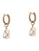Jude Frances 18K 7.00ctw Topaz & Diamond Tiny Criss Cross Drop Earrings
