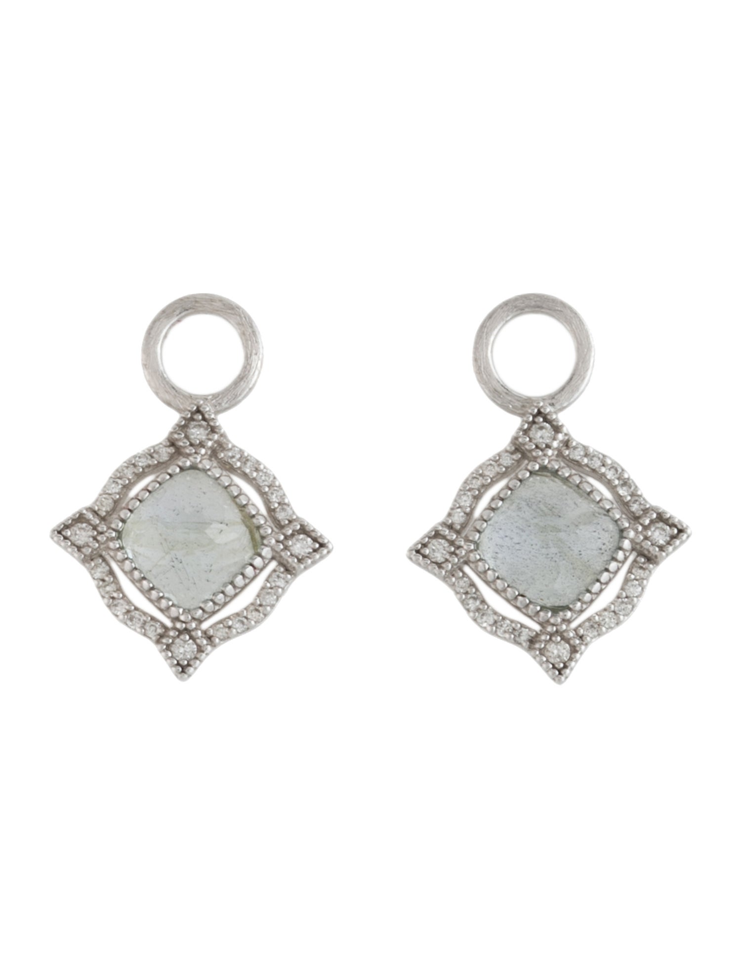 Jude Frances 18K Topaz & Diamond Earring Enhancer Earrings