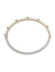 Jude Frances Emerald & Diamond Bangle Bracelet