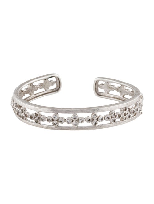 Jude Frances Topaz Hinged Cuff Bracelet