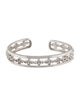 Jude Frances Topaz Hinged Cuff Bracelet