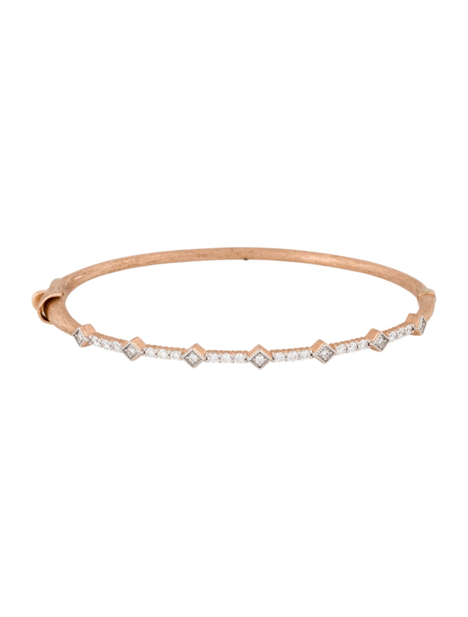 Jude Frances 18K Diamond Bangle Bracelet
