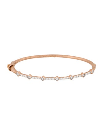 Jude Frances 18K Diamond Bangle Bracelet