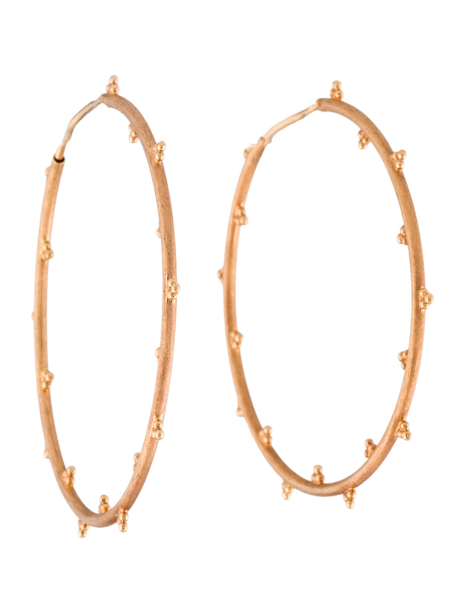 Jude Frances 18K Provence Large Trio Hoop Earrings