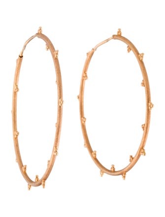 Jude Frances 18K Provence Large Trio Hoop Earrings