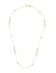 Jude Frances 18K Moonstone Labradorite & Diamond Lisse Station Necklace