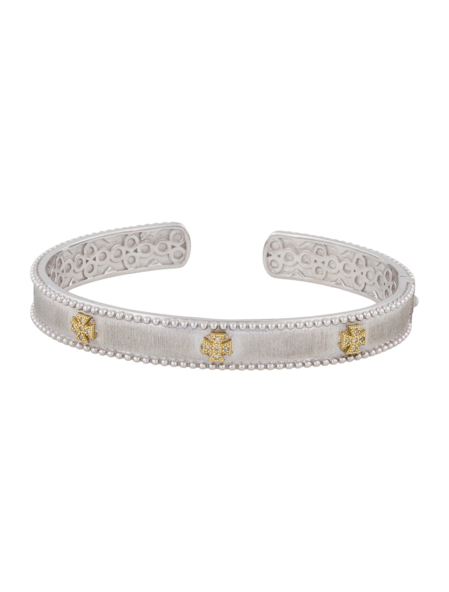Jude Frances Diamond Maltese Hinged Cuff