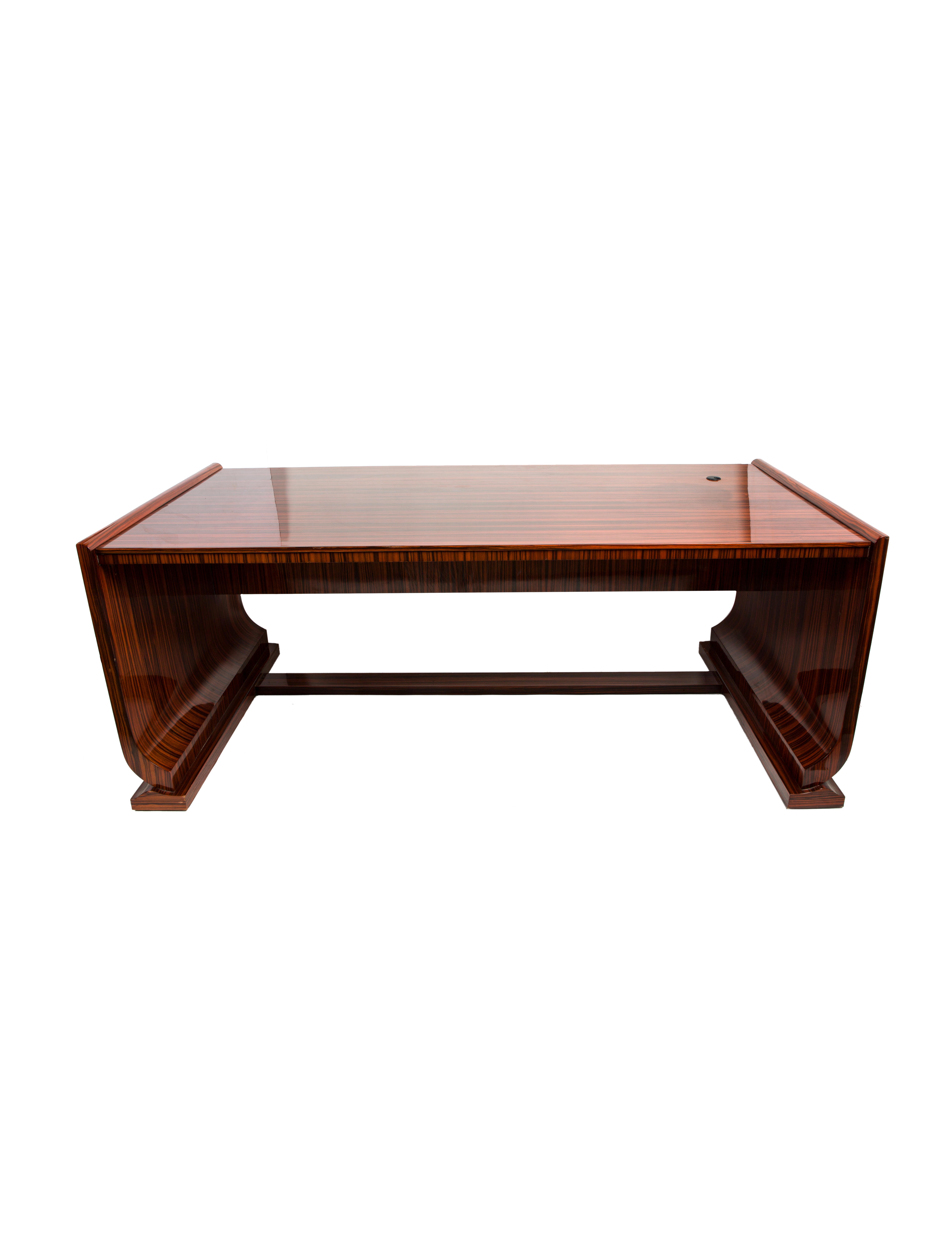 Jules Leleu Macassar Ebony Desk Furniture Julle20001 The Realreal Macassar Ebony Desk
