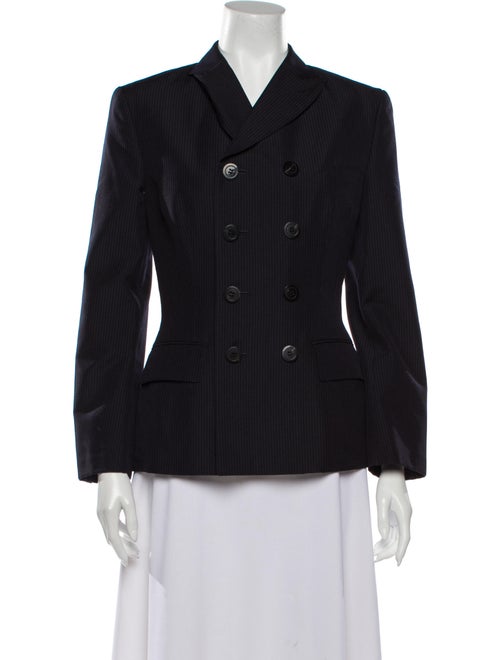 Junya Watanabe Striped Blazer Blue