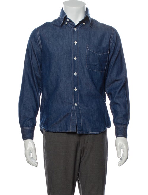 Junya Watanabe Colorblock Pattern Long Sleeve Deni