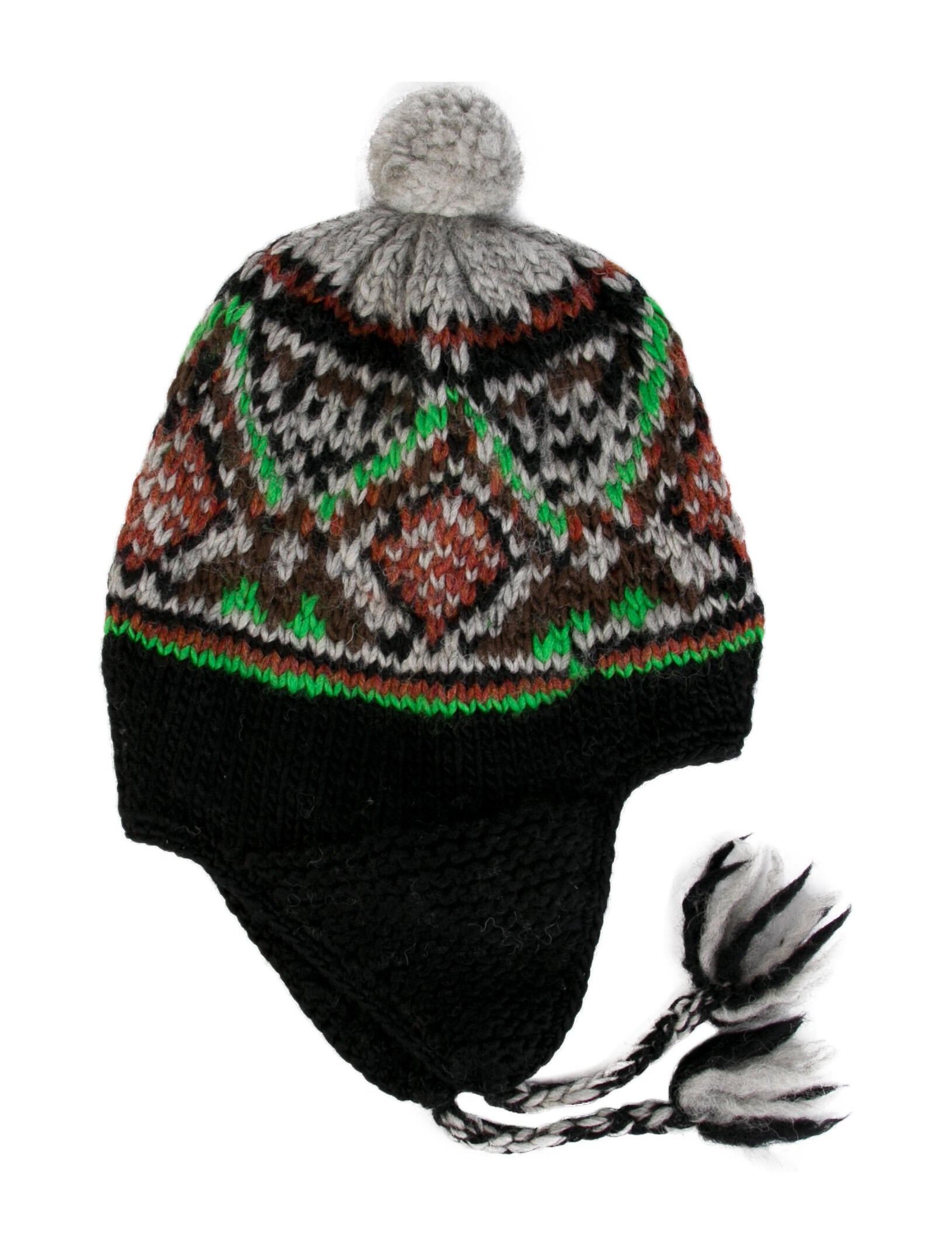 Junya Watanabe Comme des Garçons MAN Jacquard Wool Beanie - Black