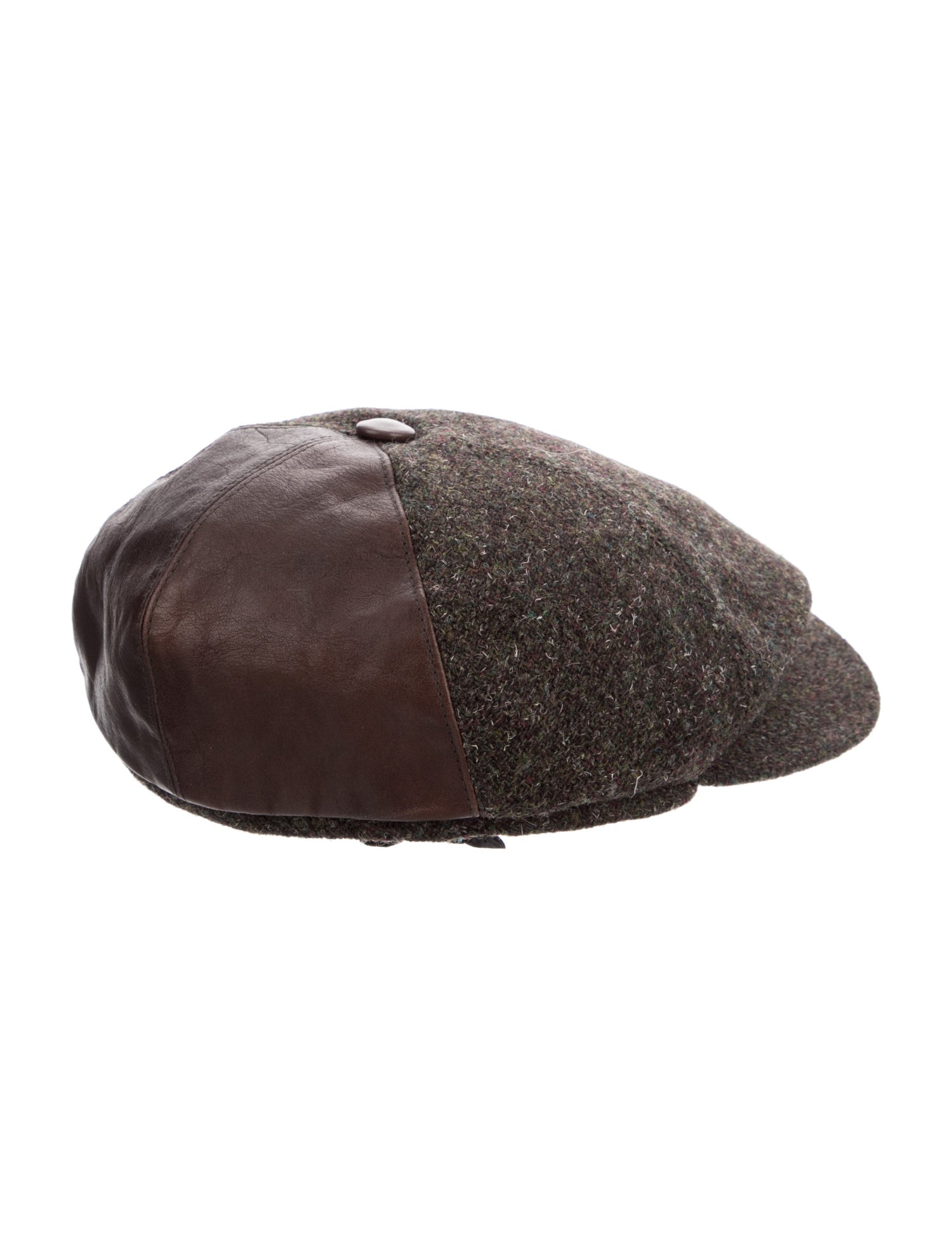 帽子 JUNYA WATANABE Rasta Knit Beret Junya Watanabe Newsboy Hat - Brown Hats, Accessories