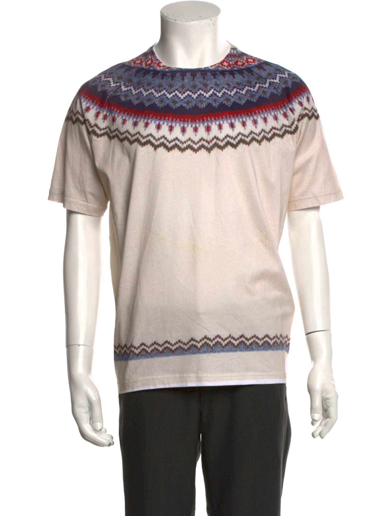 Junya Watanabe Striped Crew Neck T-Shirt