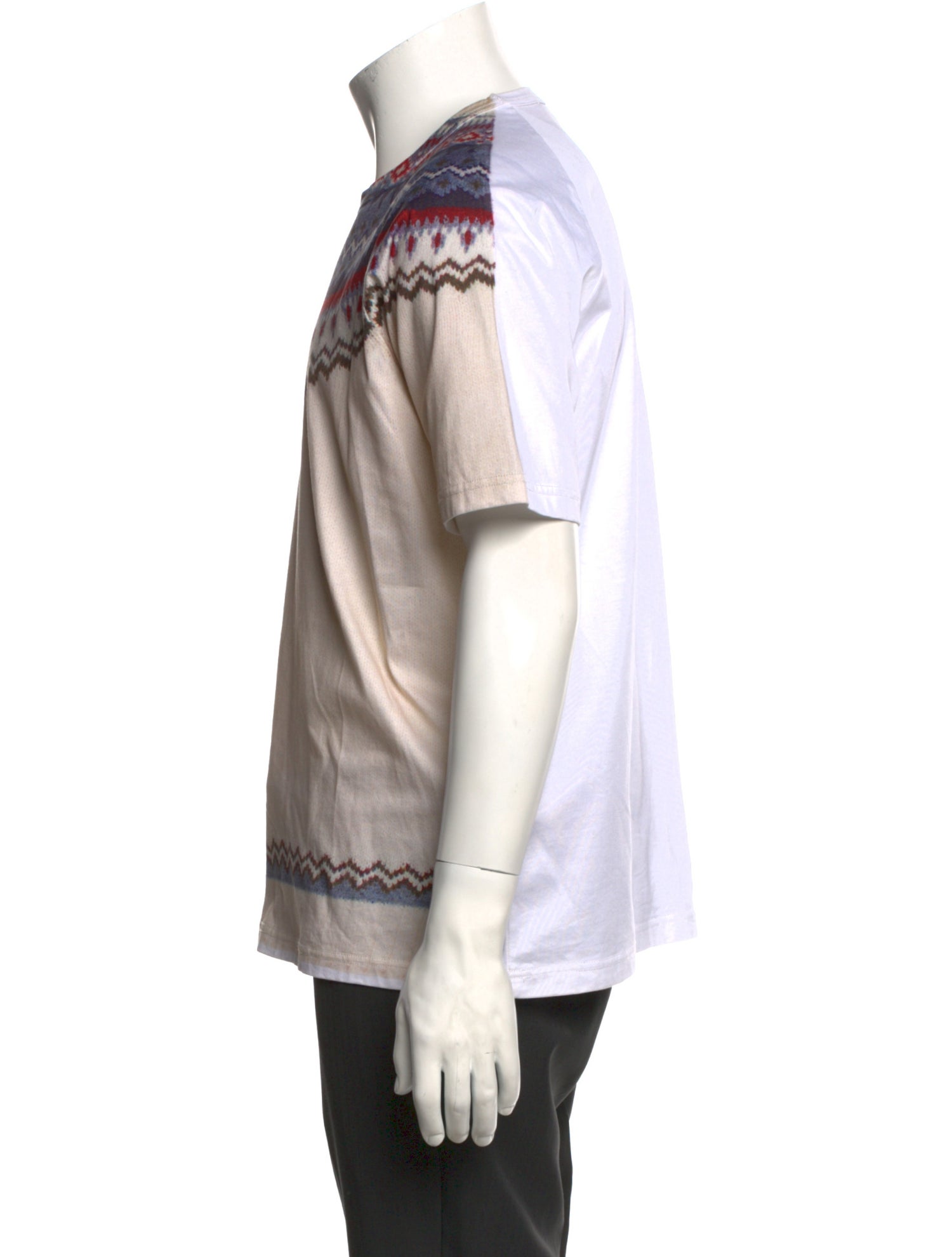 Junya Watanabe Striped Crew Neck T-Shirt