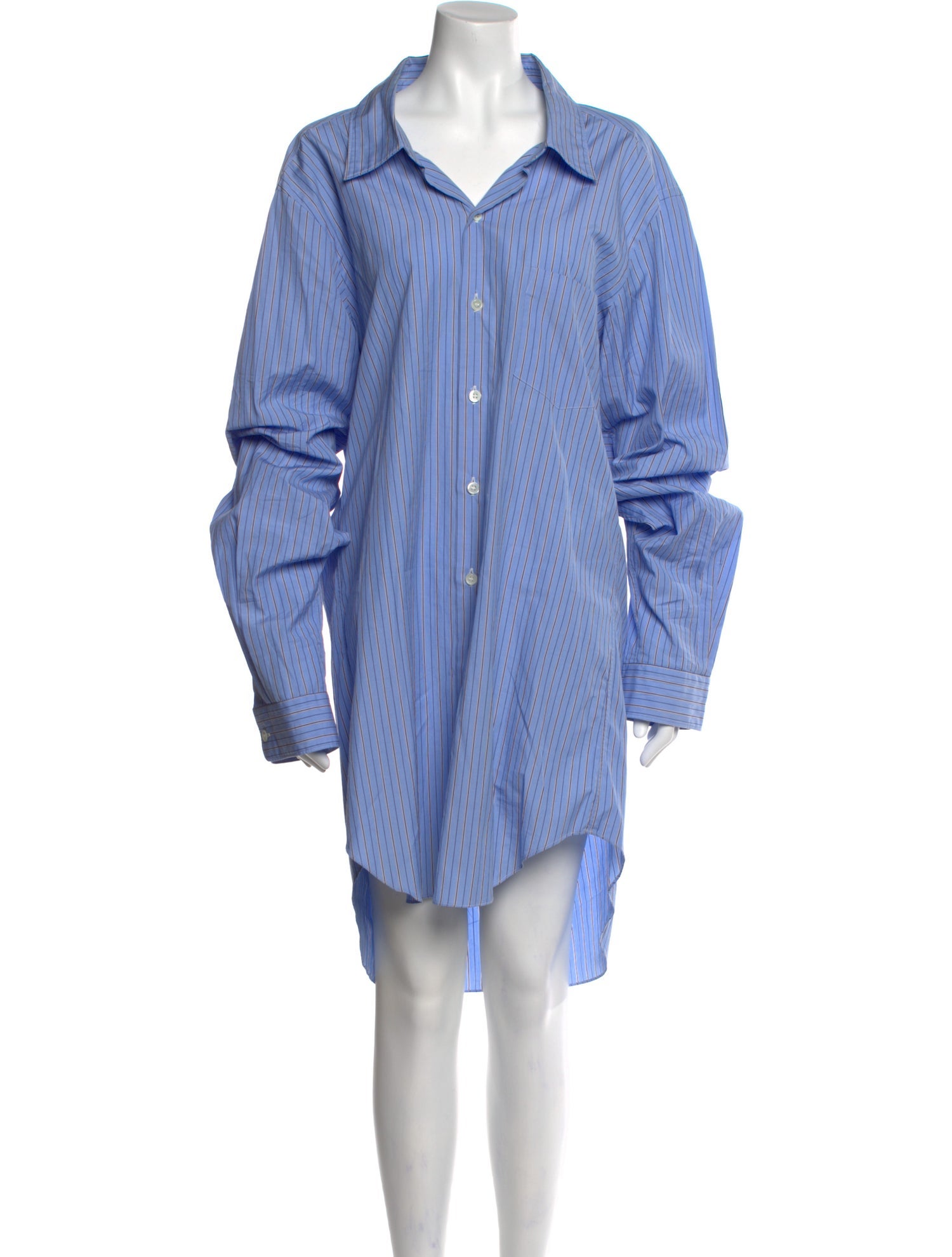 Junya Watanabe Striped Midi Length Dress