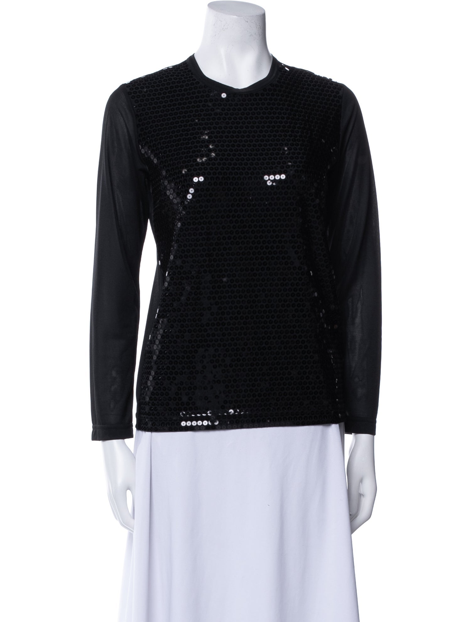 Junya Watanabe Comme des Garçons Crew Neck Long Sleeve Top