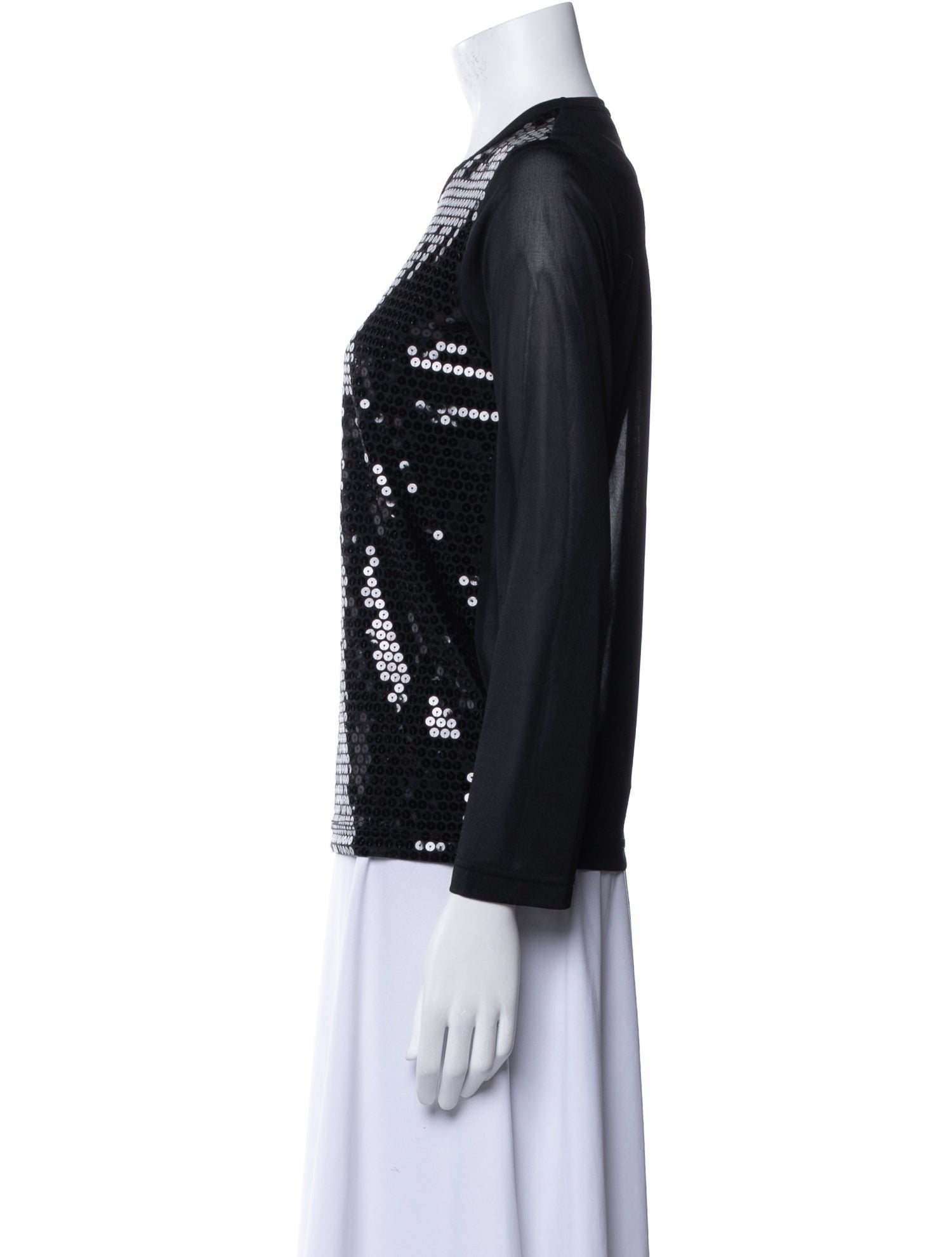 Junya Watanabe Comme des Garçons Crew Neck Long Sleeve Top