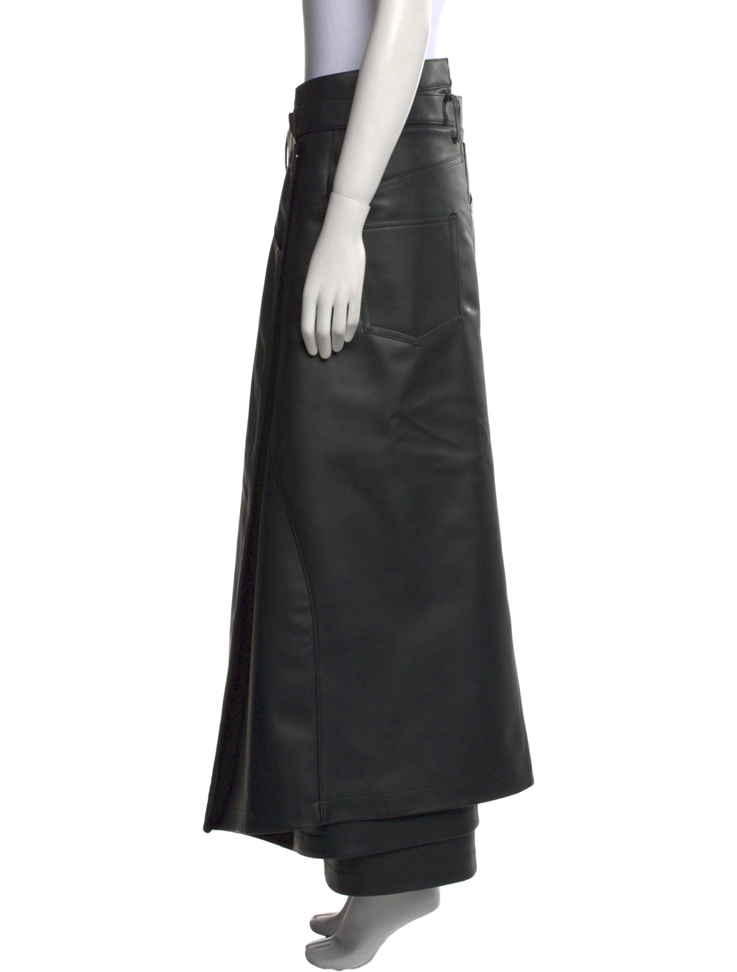 Junya Watanabe Pleated Accents Long Skirt w/ Tags