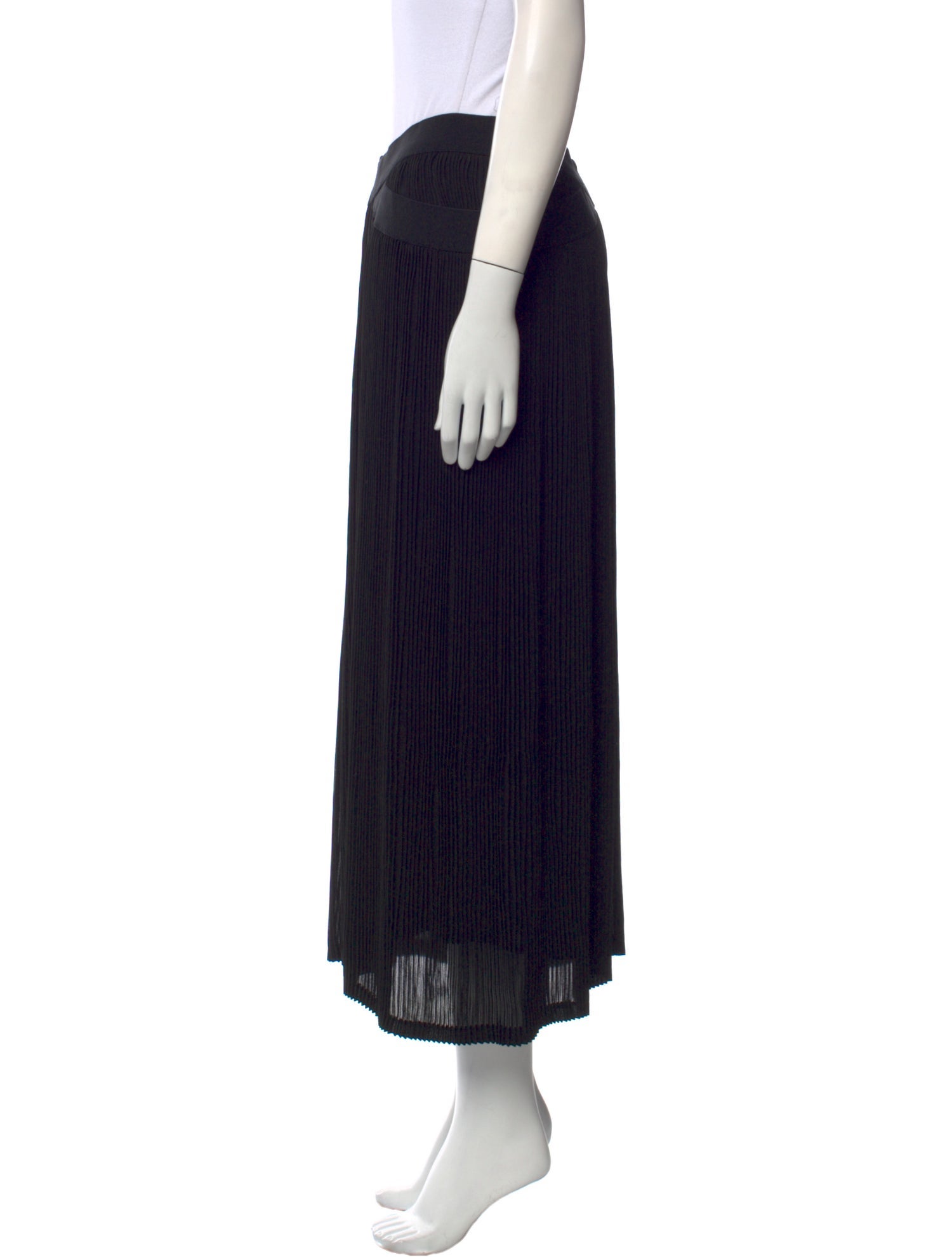 Junya Watanabe Pleated Accents Midi Length Skirt