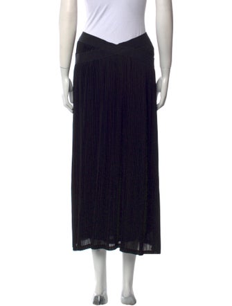 Junya Watanabe Pleated Accents Midi Length Skirt