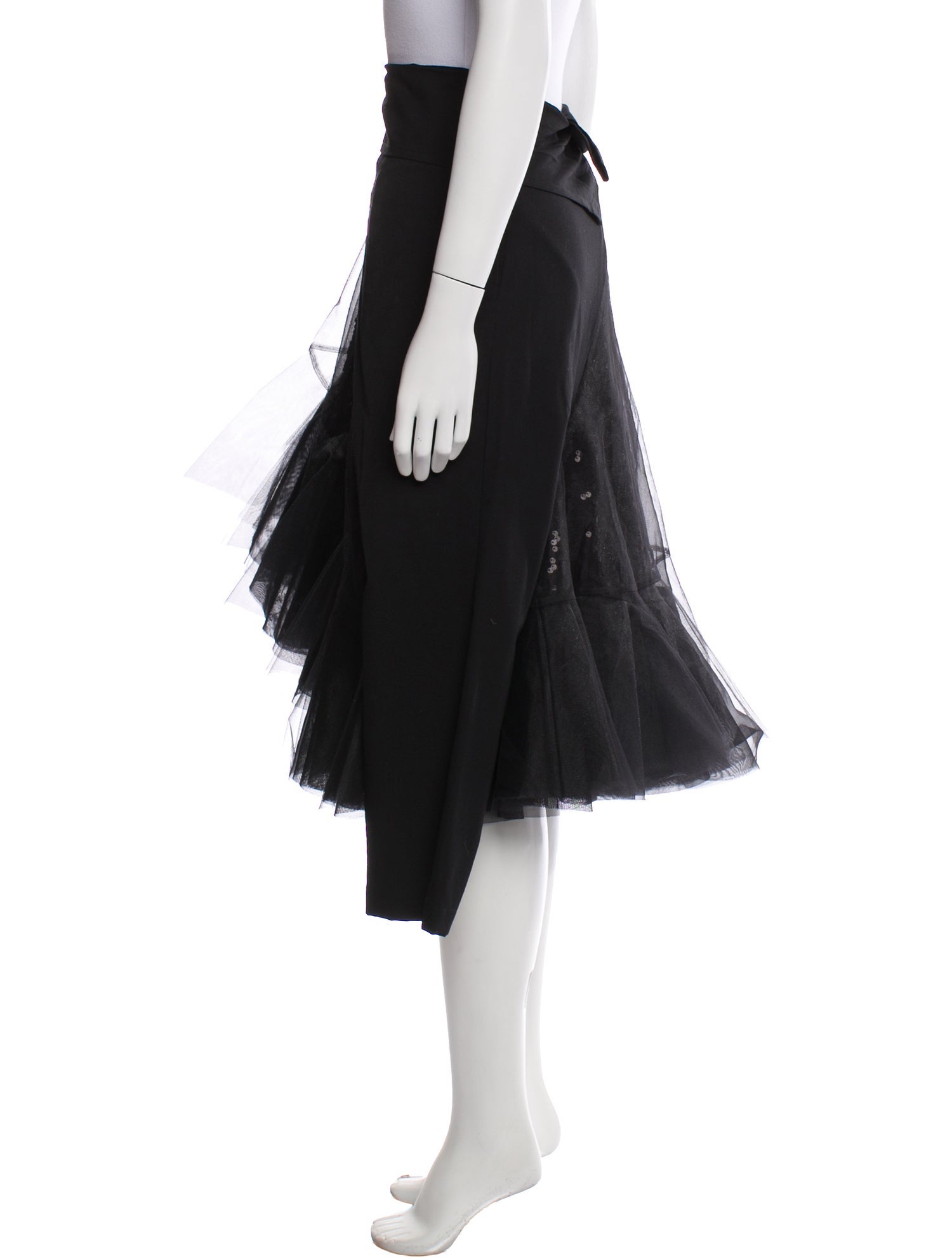 Junya Watanabe Wool Knee-Length Skirt