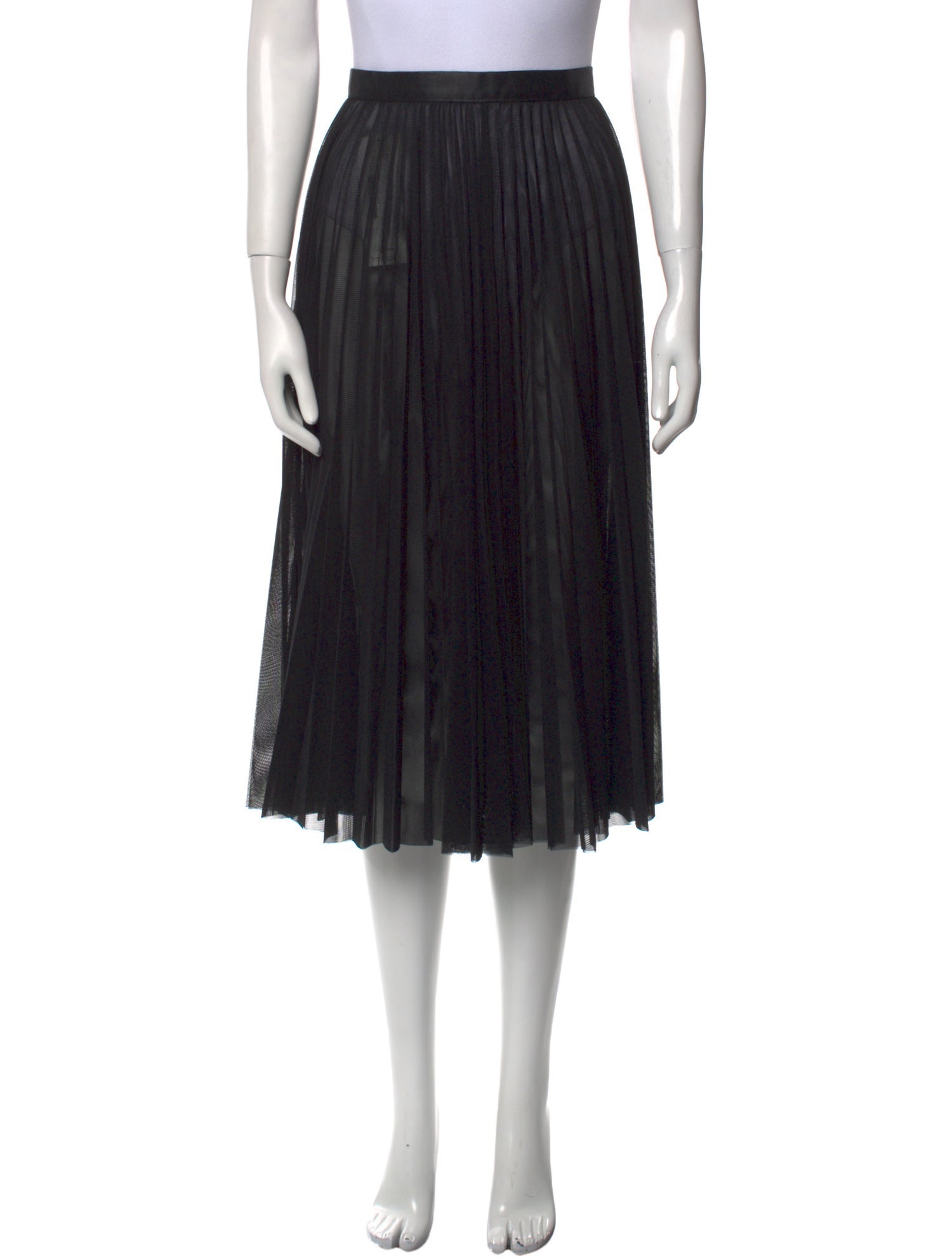 Junya Watanabe Pleated Accents Midi Length Skirt