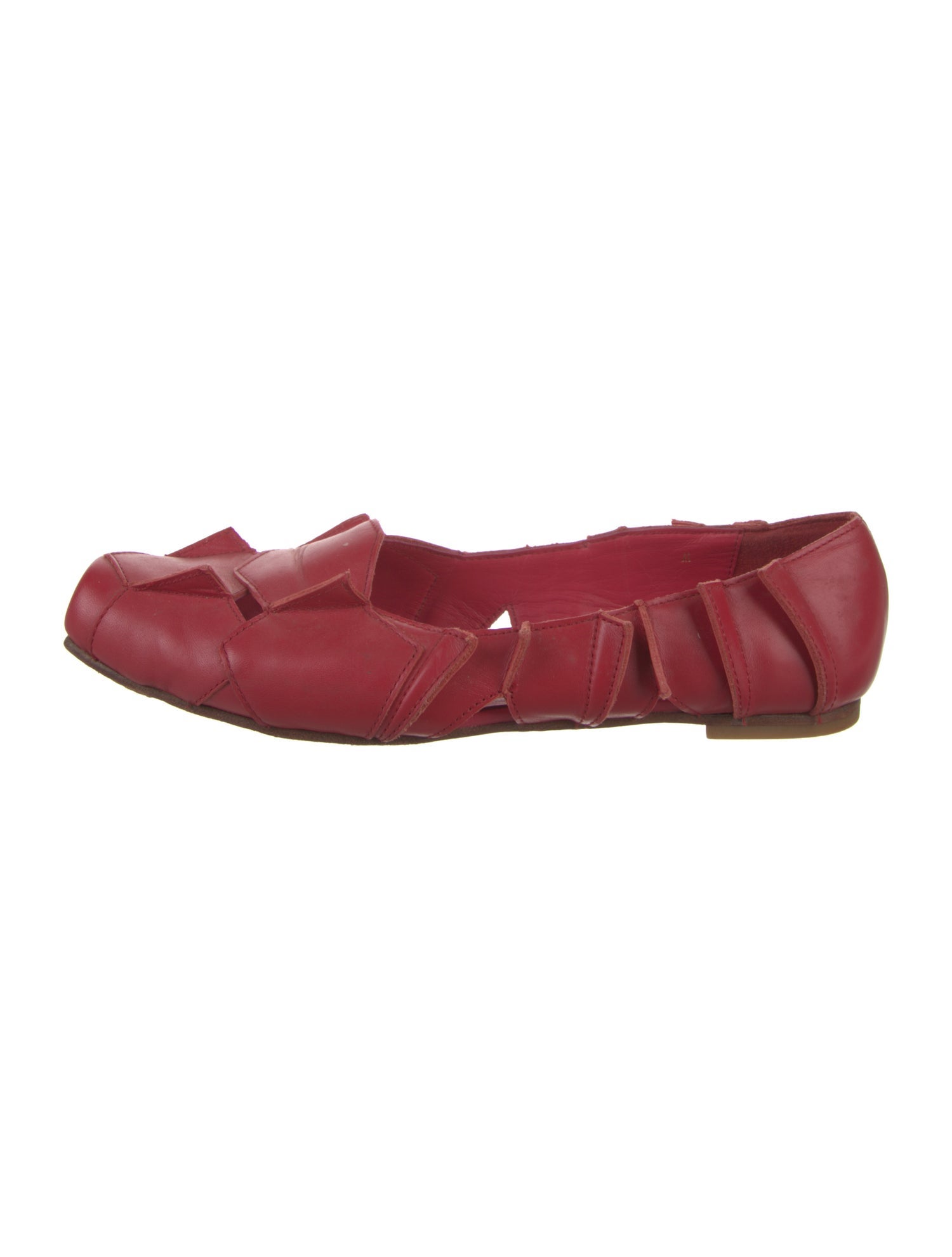 Junya Watanabe Leather Ballet Flats