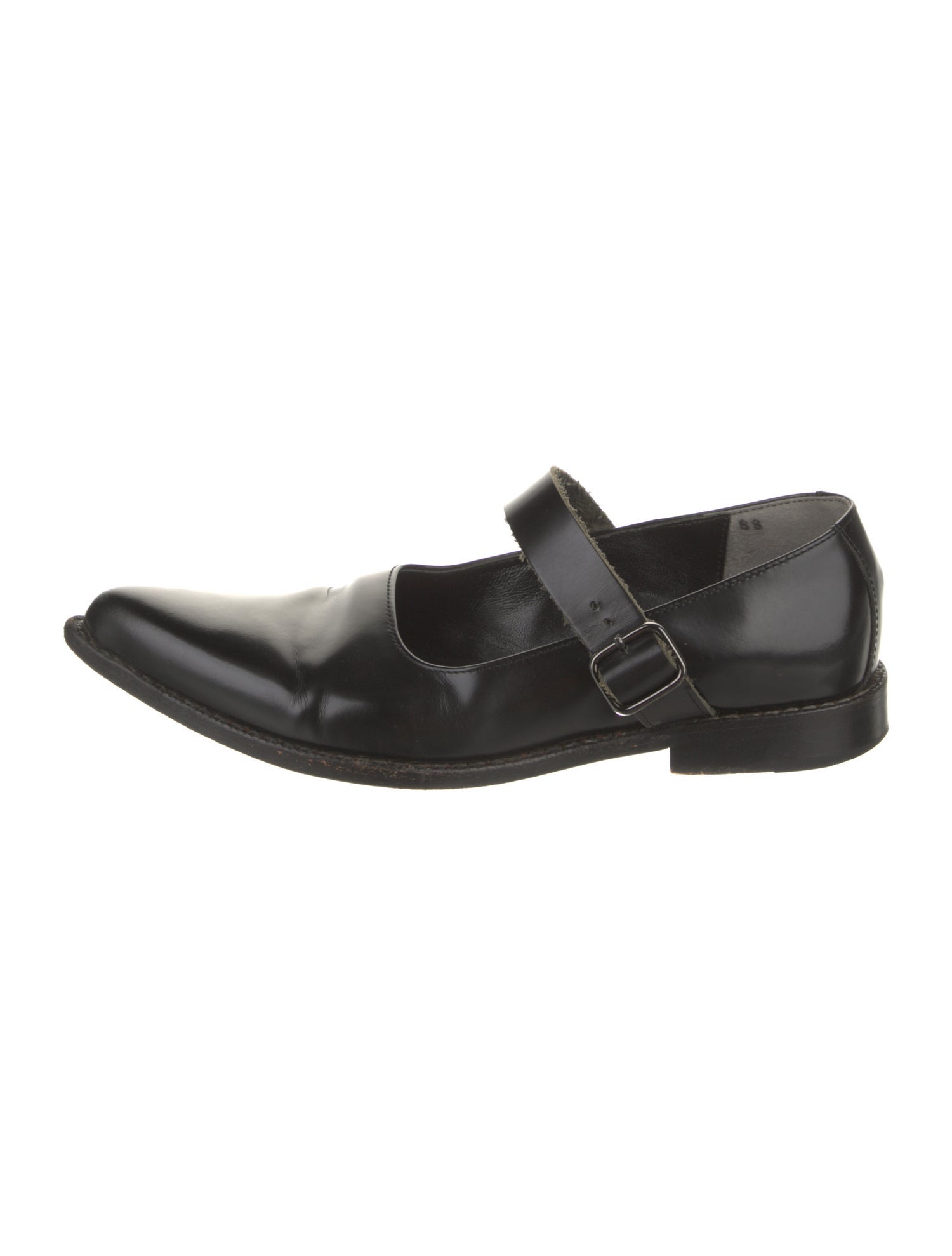 Junya Watanabe Leather Mary Jane Flats