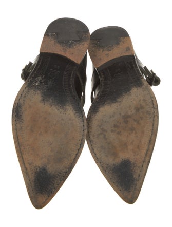 Junya Watanabe Leather Mary Jane Flats