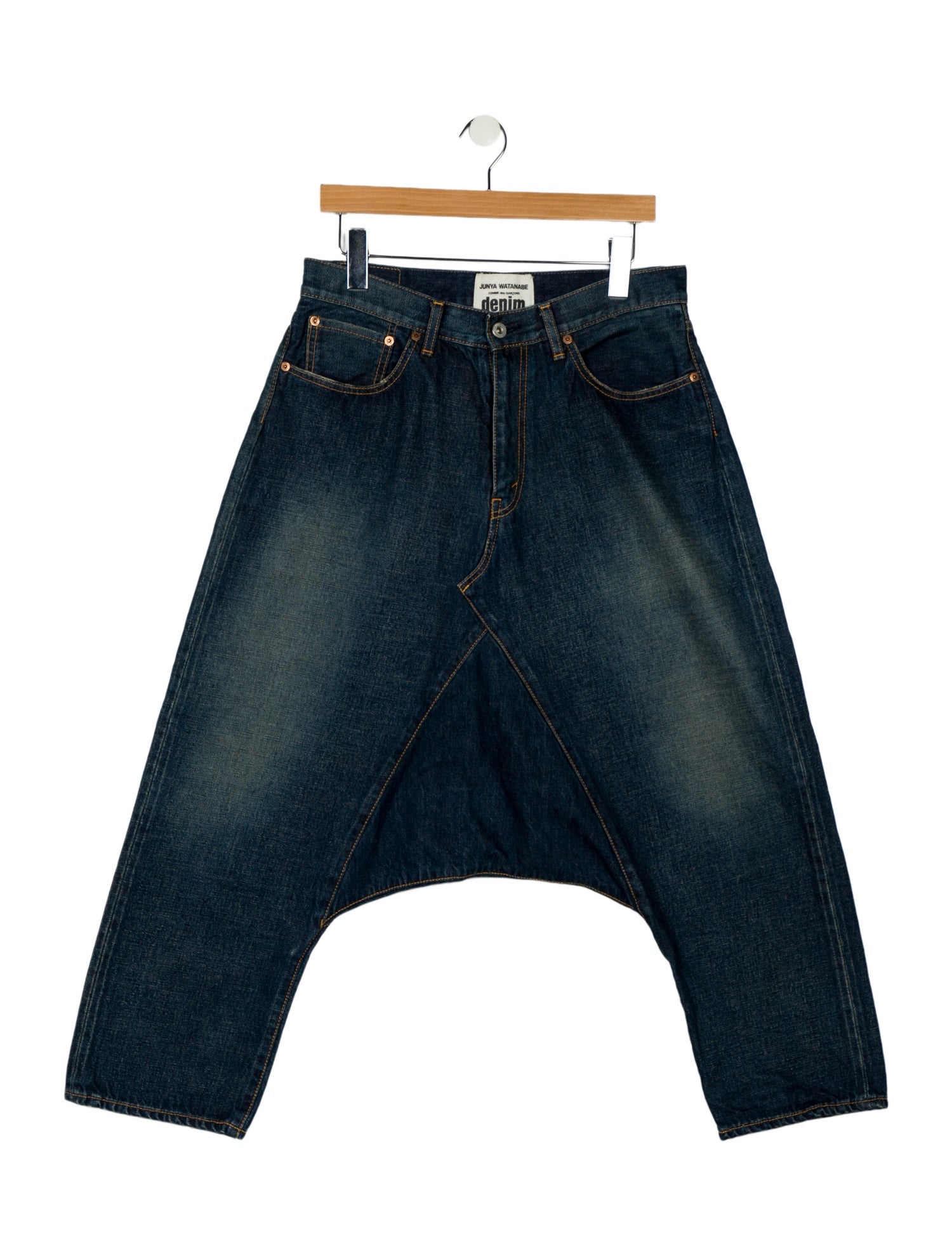 Junya Watanabe Low-Rise Straight Leg Jeans