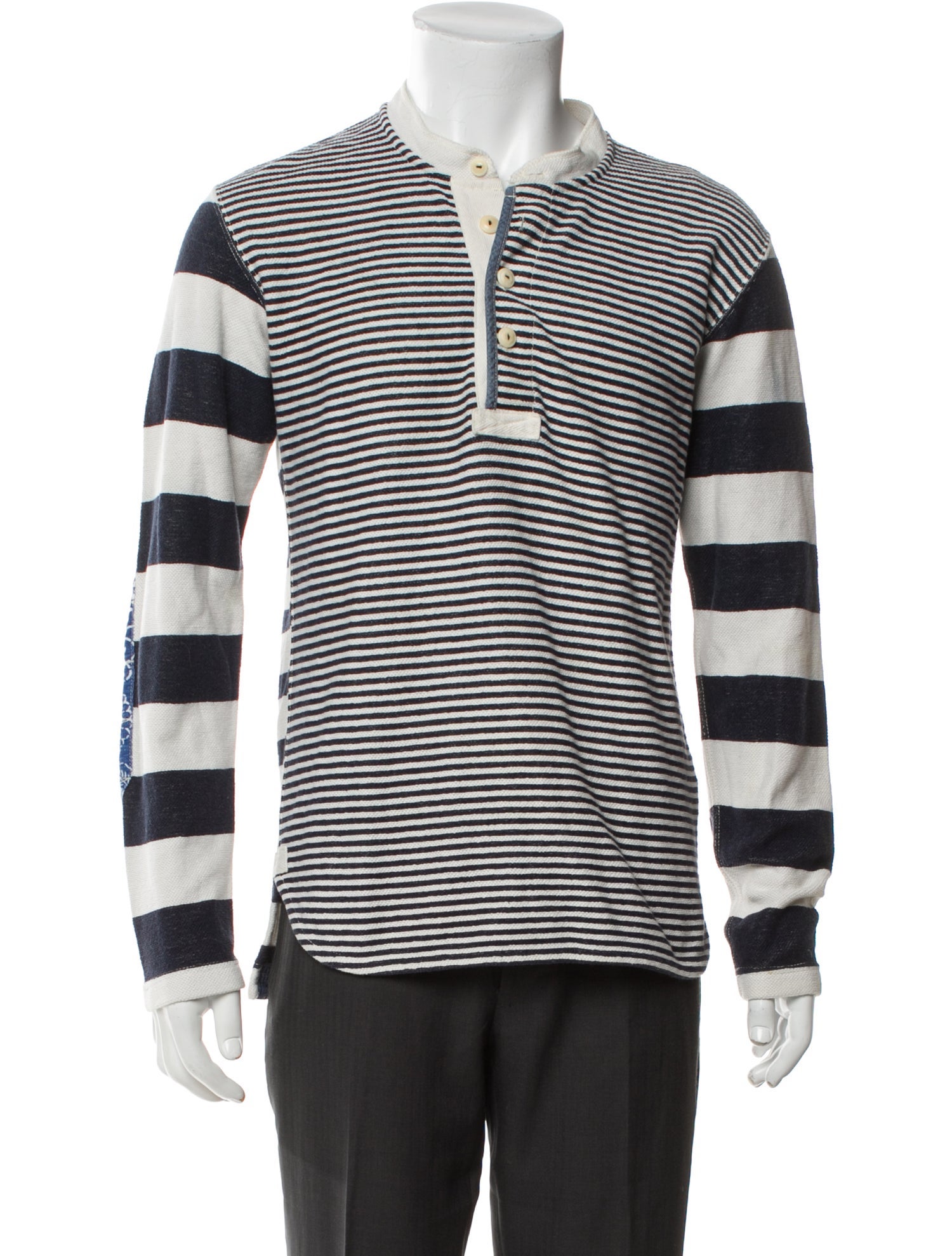 Junya Watanabe Striped Long Sleeve Shirt