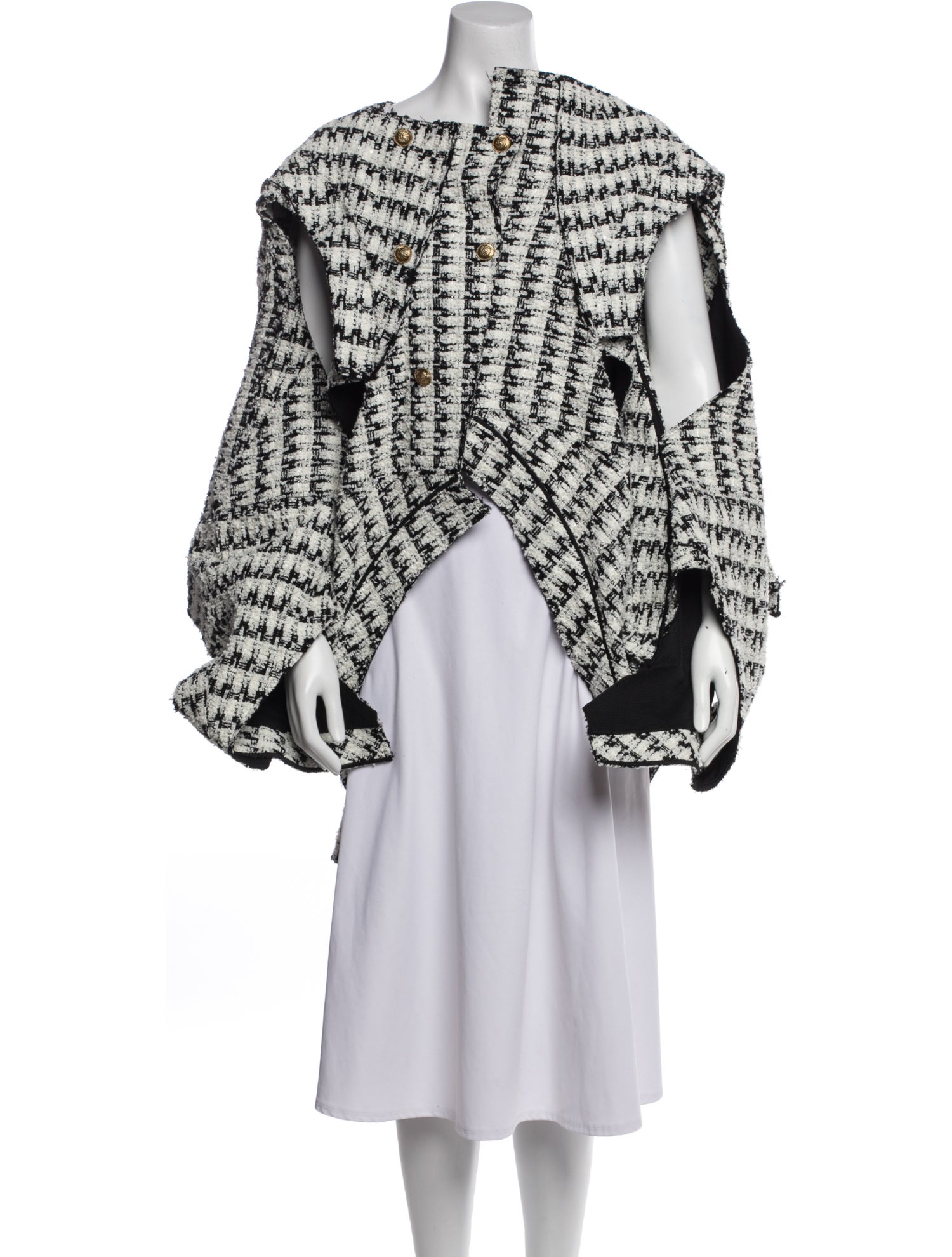 Junya Watanabe 2003 Houndstooth Print Jacket