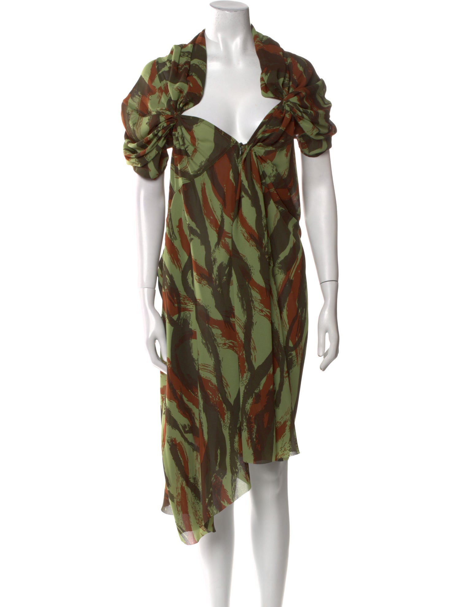 Junya Watanabe Printed Midi Length Dress