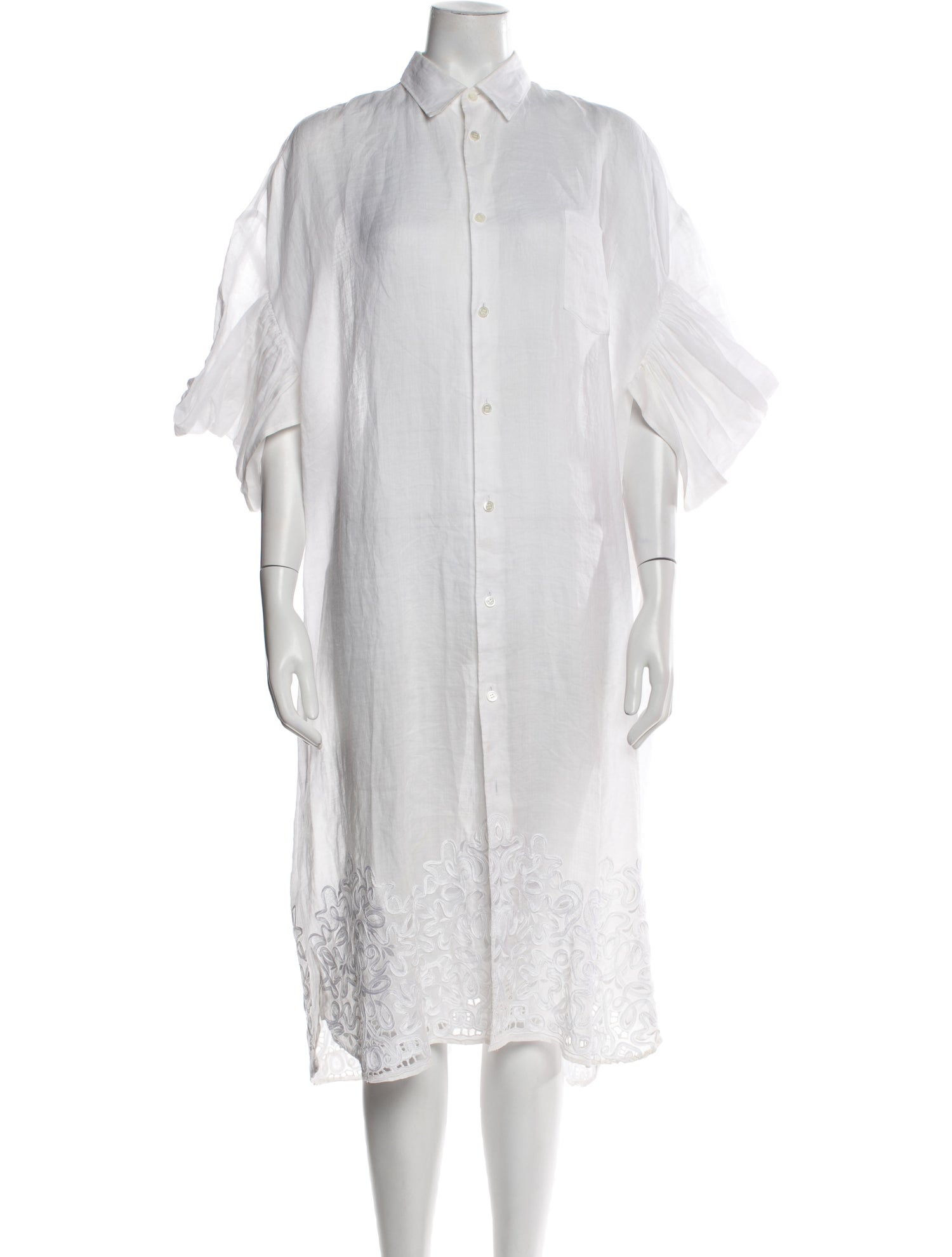 Junya Watanabe Linen Midi Length Dress
